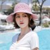 Women Memory Steel Wire Brim Bow Design Straw Hat Foldable Big Brim Summer Sunshade Suncreen Empty Top Hat Bucket Hat