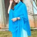 Blue female bib all-match long shawl all-match silk scarf