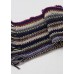 new women rainbow striped knit scarf tassel vintage warm scarves